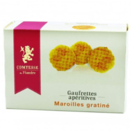 Photo de: Gaufrettes apéritives au Maroilles gratiné AOP